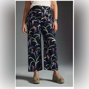 Anthropologie The Colette cropped wide-leg pants size 32.